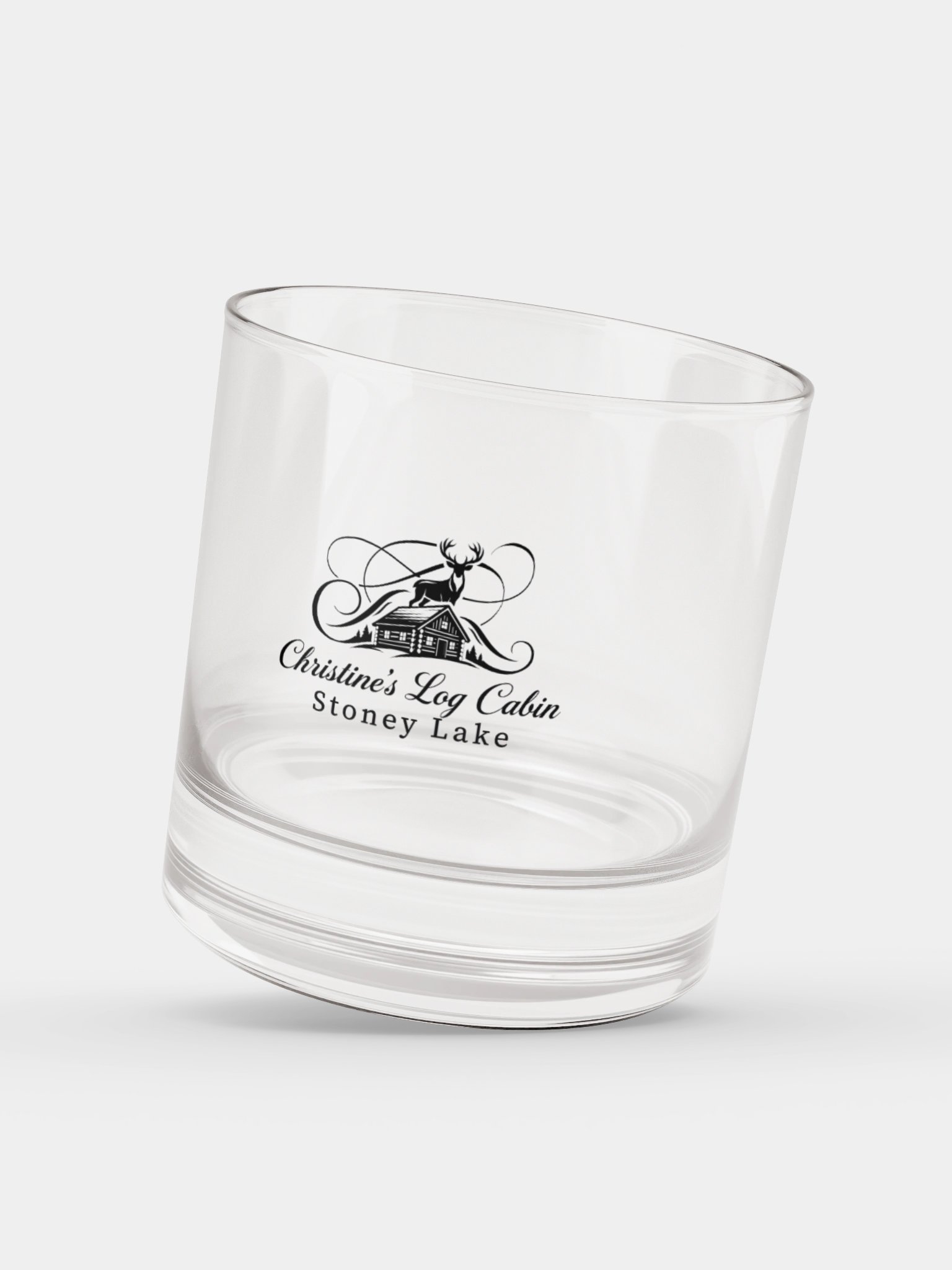 Christine's Log Cabin Whiskey Glass | Cabin Collection product image (3)