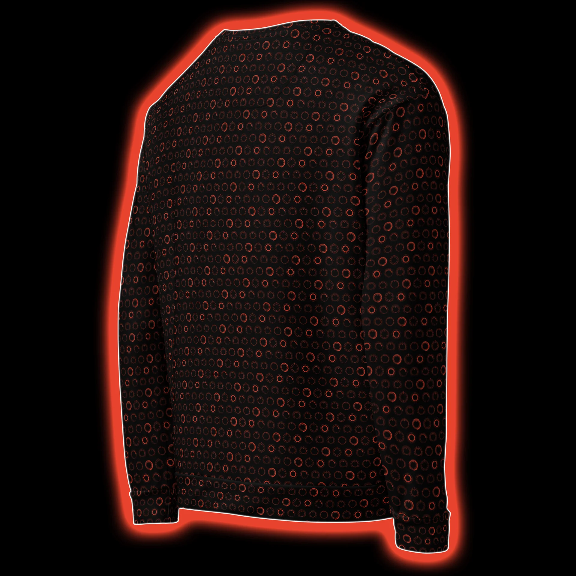 Synthesis Controls Sweatshirt - (7 Modular Synth Dials) CADMIUM product image (4)