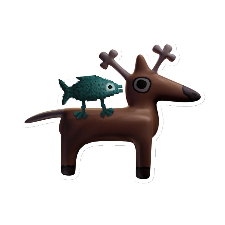 BLUEFISH&DEER magnet product image (2)