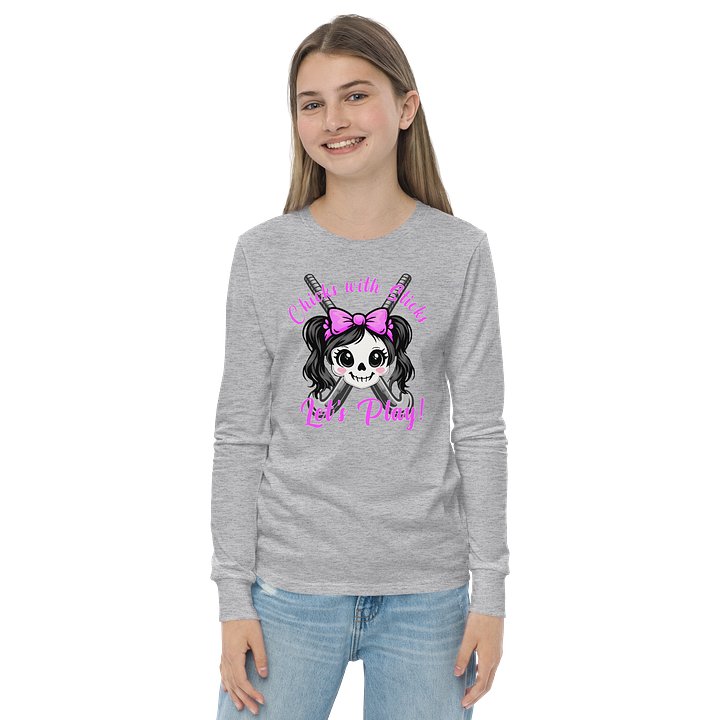 Chicks with Sticks - Lets Play - Youth Long Sleeve Tee product image (14)