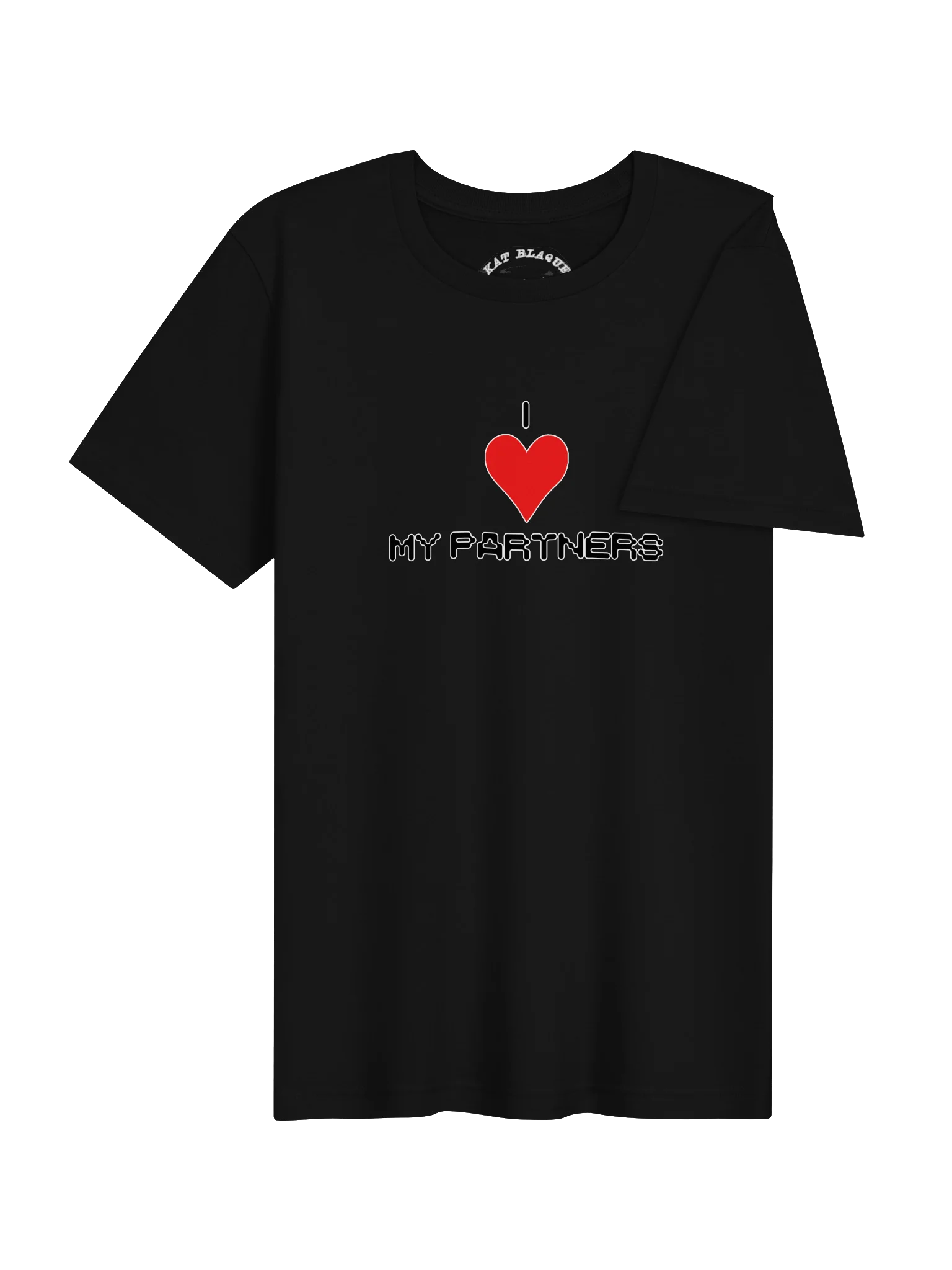 I Love My Partners Super Soft Black Ink Tee product image (4)