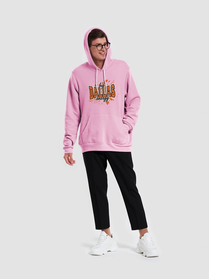 Big Dallas Energy Splash Bella + Canvas Hoodie - Logo on Front product image (1)