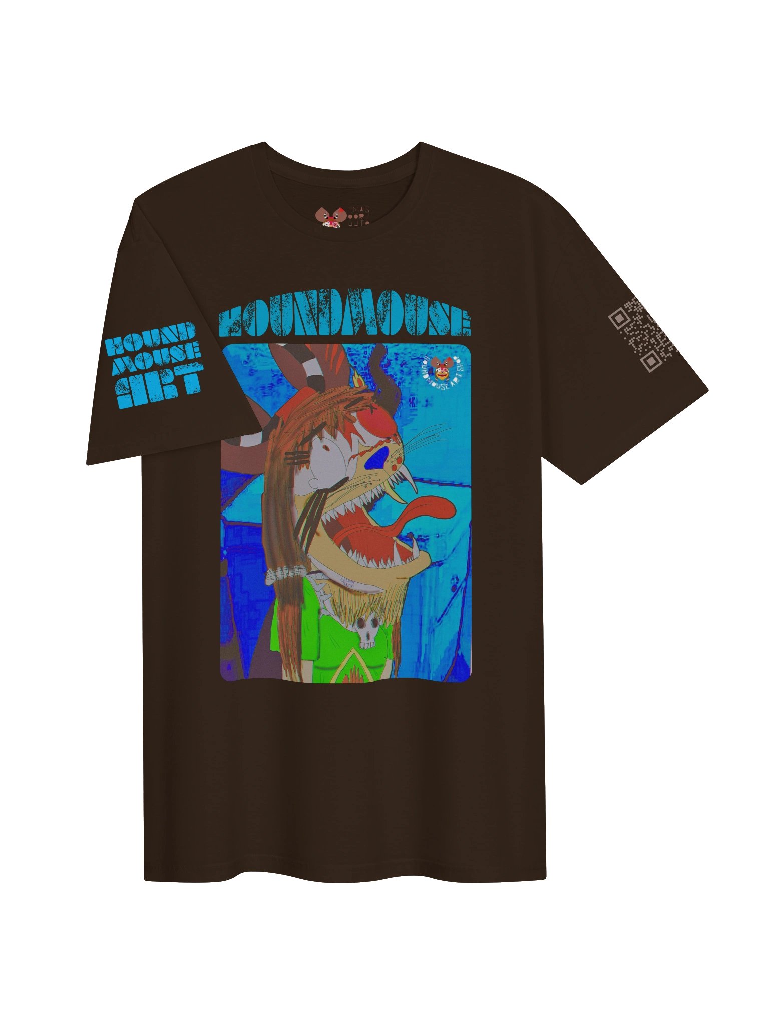 HOUNDMOUSE FEELING AWESOME Graphic Tee product image (3)