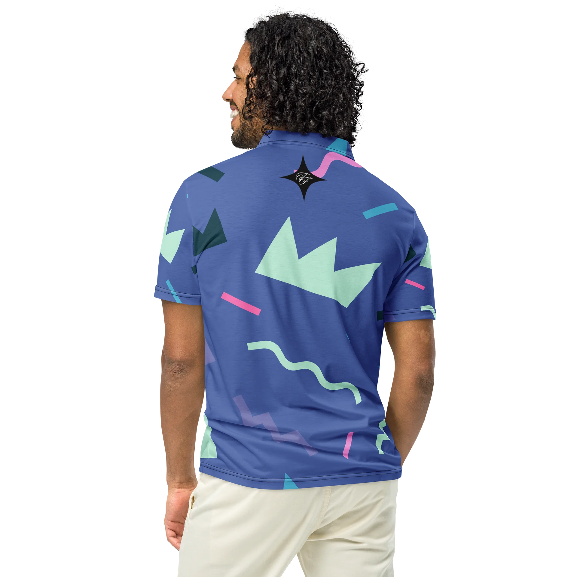 F&F Script 92 Crowns Slim Fit Polo Shirt product image (5)