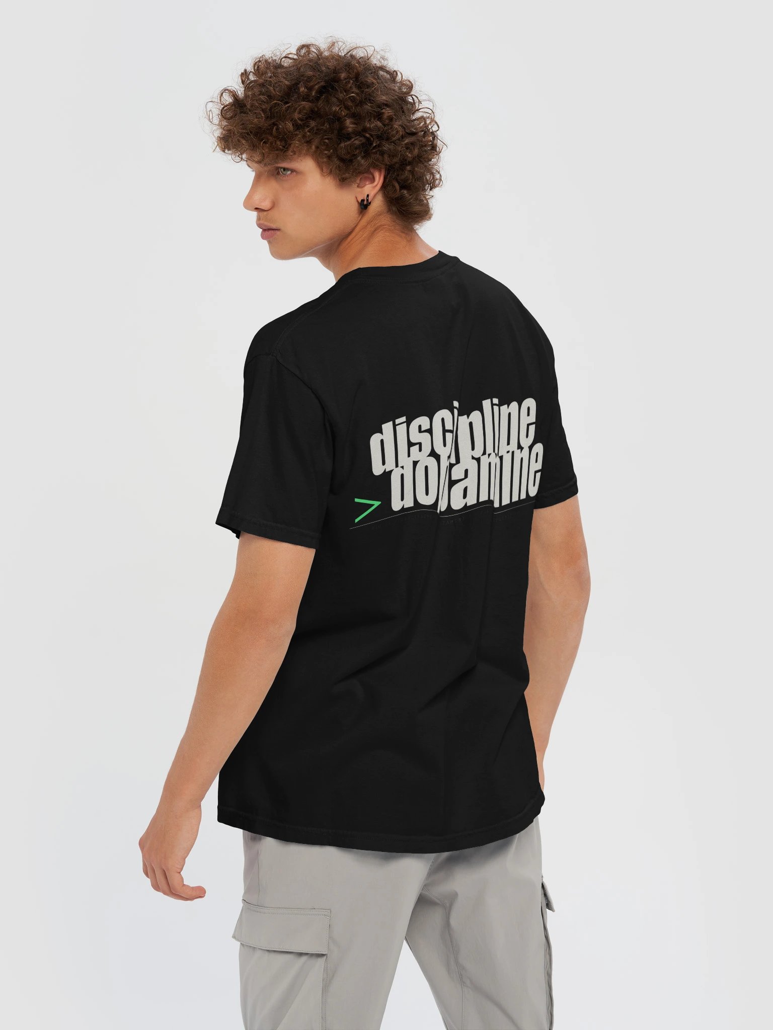 Discipline > Dopamine Tee — Washed Black product image (6)
