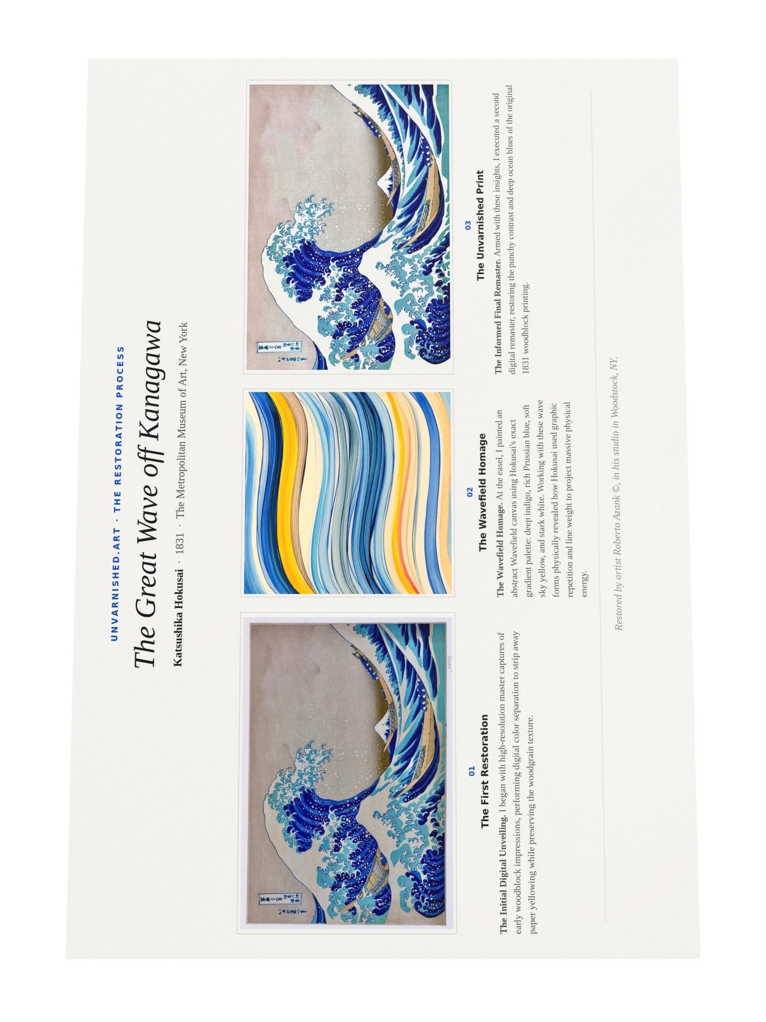 The Great Wave off Kanagawa — Process Poster product image (4)