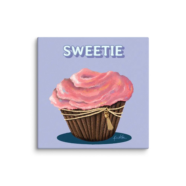 Cupcake Princess Canvas Print product image (1)
