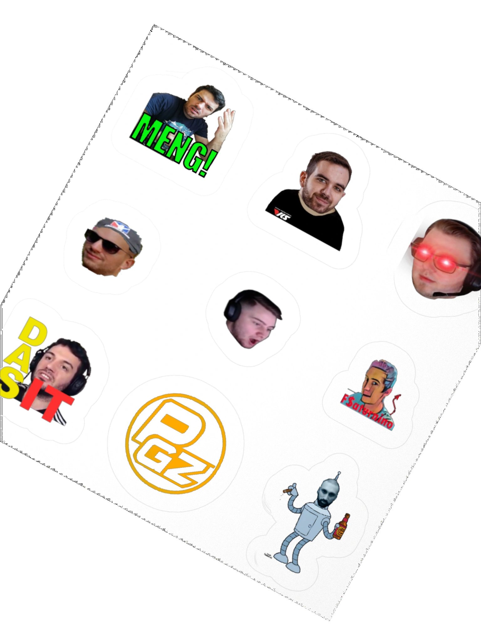 PGZ Emote Stickers product image (2)