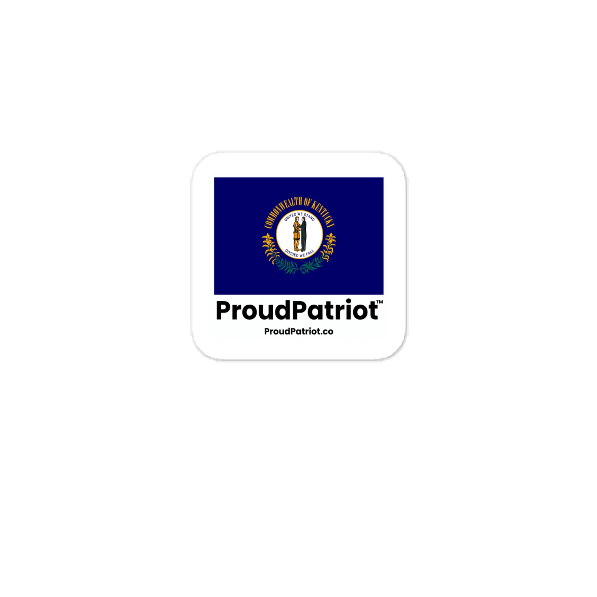 Kentucky State Flag Vinyl Sticker product image (1)