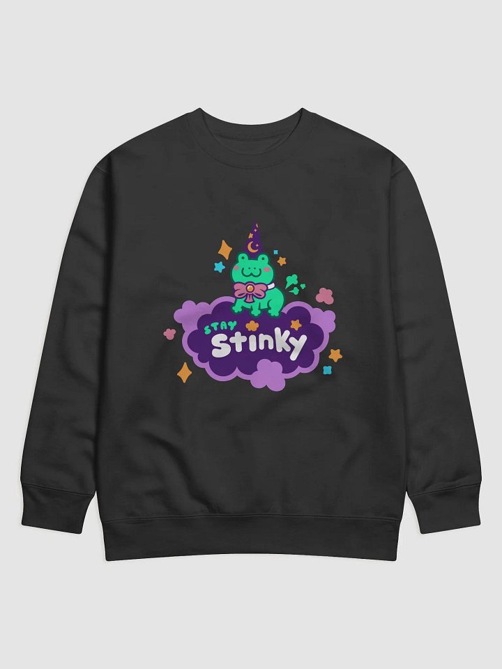 Stay Stinky Wizard Frog Crewneck Sweater product image (1)