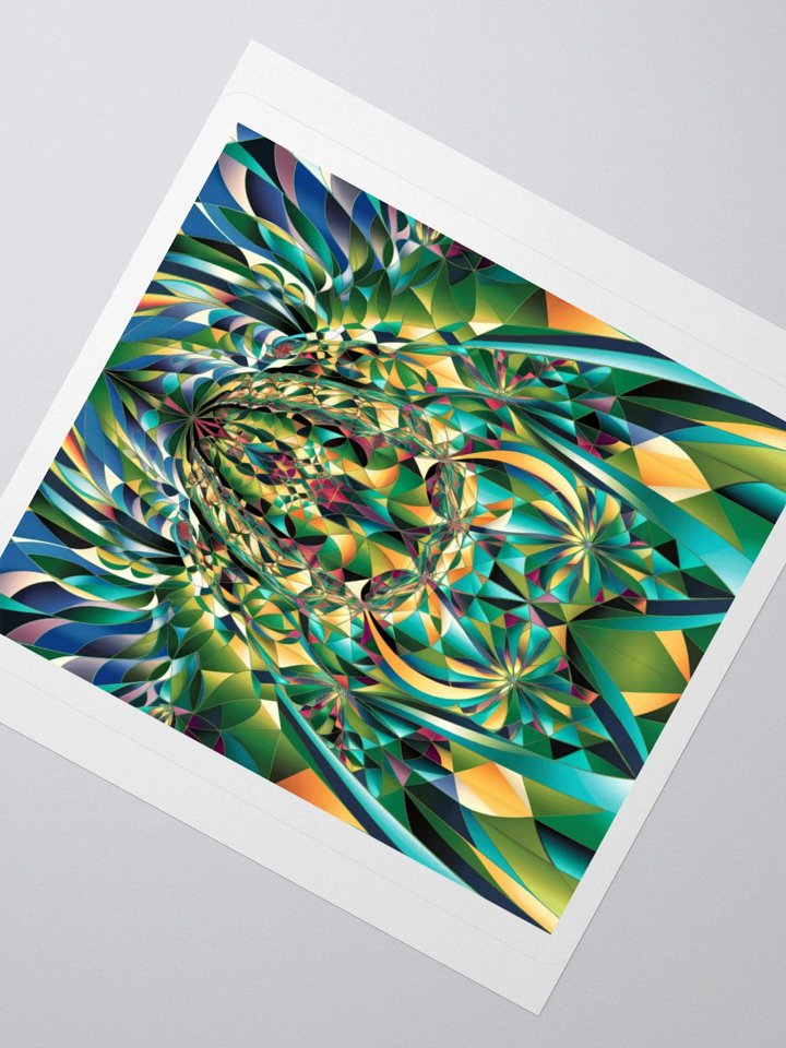 Exclusive Abstract Geometric Sticker | Premium Kiss Cut Vinyl | Unique Design for Laptops, Cars & More product image (2)