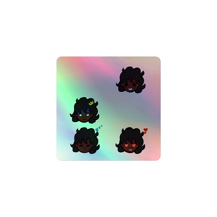 ./xi© - PXIQZES FACE HOLOGRAPHIC STICKERS product image (1)