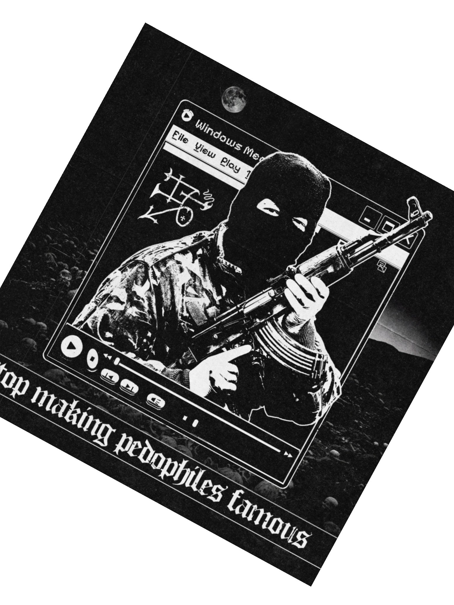 "STOP MAKING PEDOS FAMOUS" STICKER product image (5)