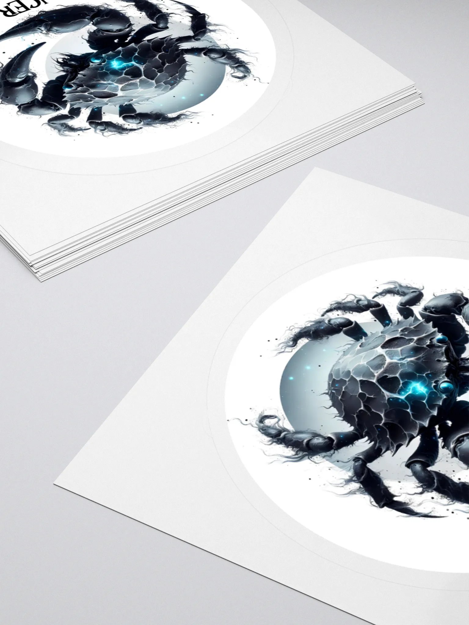 Mythical Cancer Zodiac Round Sticker product image (12)