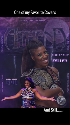 This is one of the Dopest covers we’ve made and She’s still champion @athenapalmer_fg is Really Her!!!