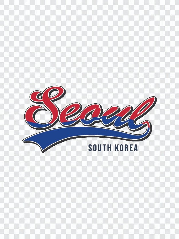 Seoul South Korea Varsity Typography Set | 서울 바시티 타이포그라피 벡터 디자인 product image (11)