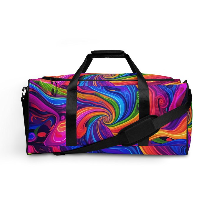 Vibrant Swirl All-Over Duffle Bag product image (1)