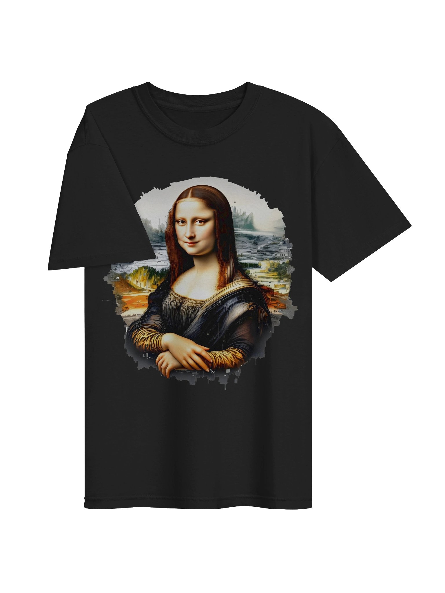 Surreal Mona Lisa Graphic Tee product image (3)