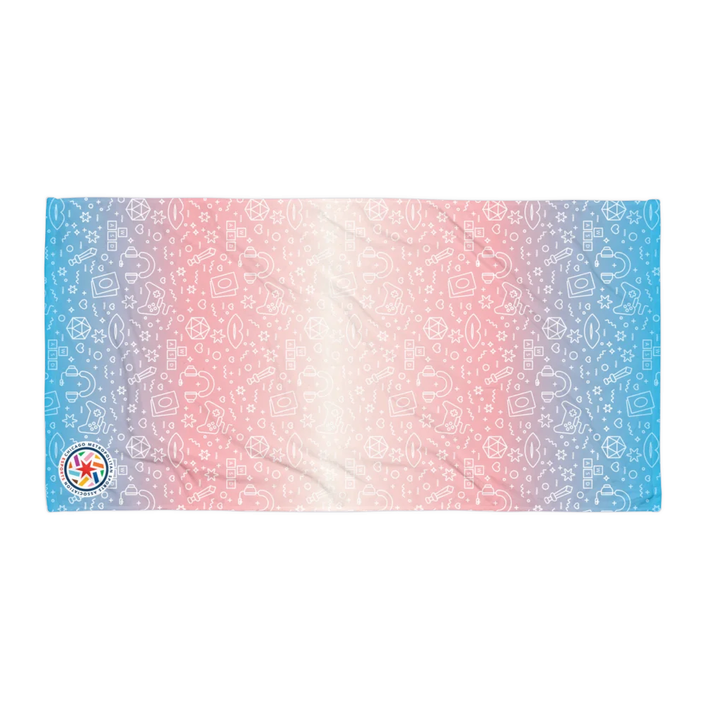 Trans Pride Beach Towel product image (1)
