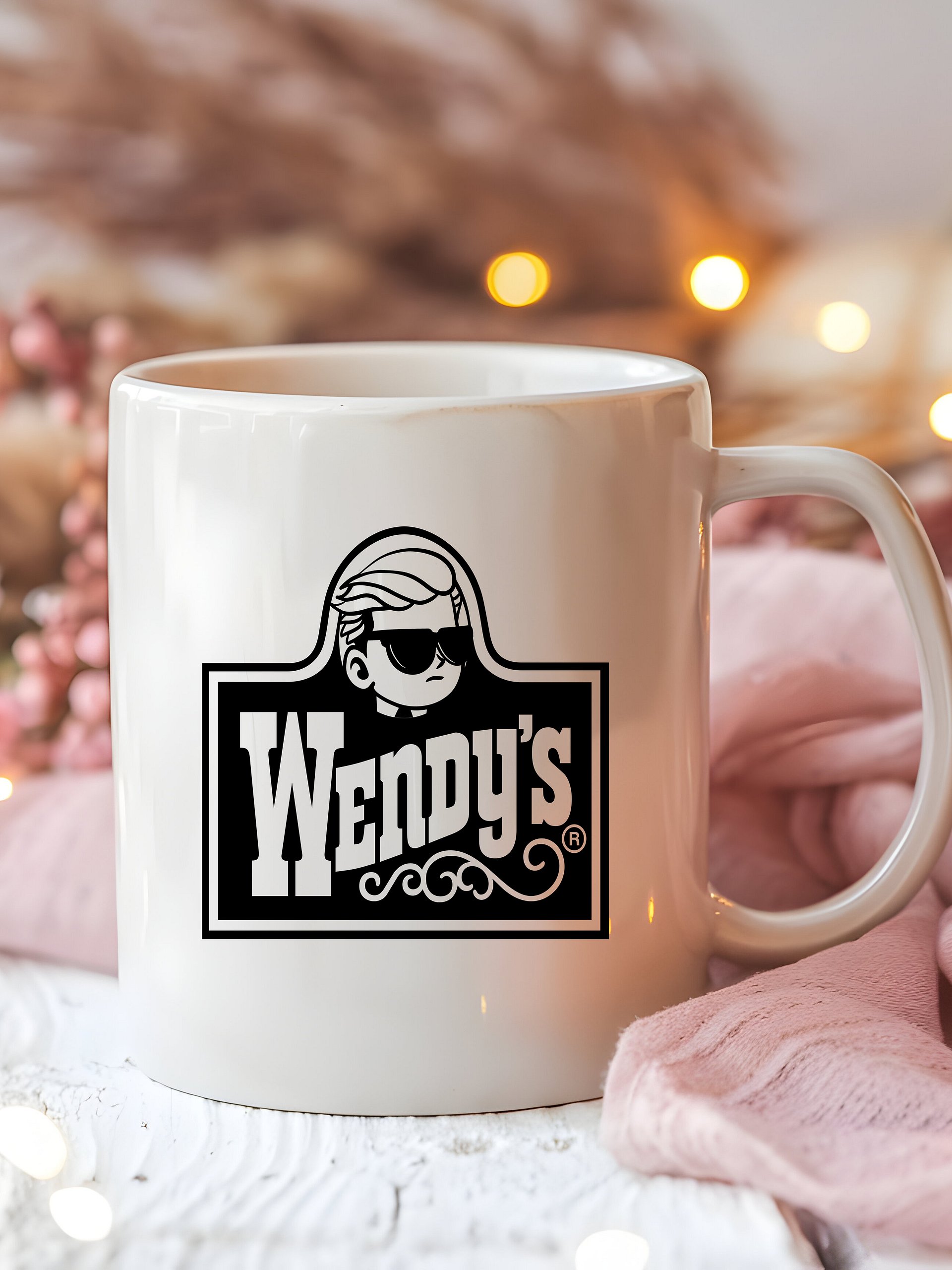 Wall Street Wendy’s 11oz Coffee Mug – Cool Retro Logo Design – Funny Coffee Lover Gift for Wendy’s Fans and Meme Enthusiasts product image (1)
