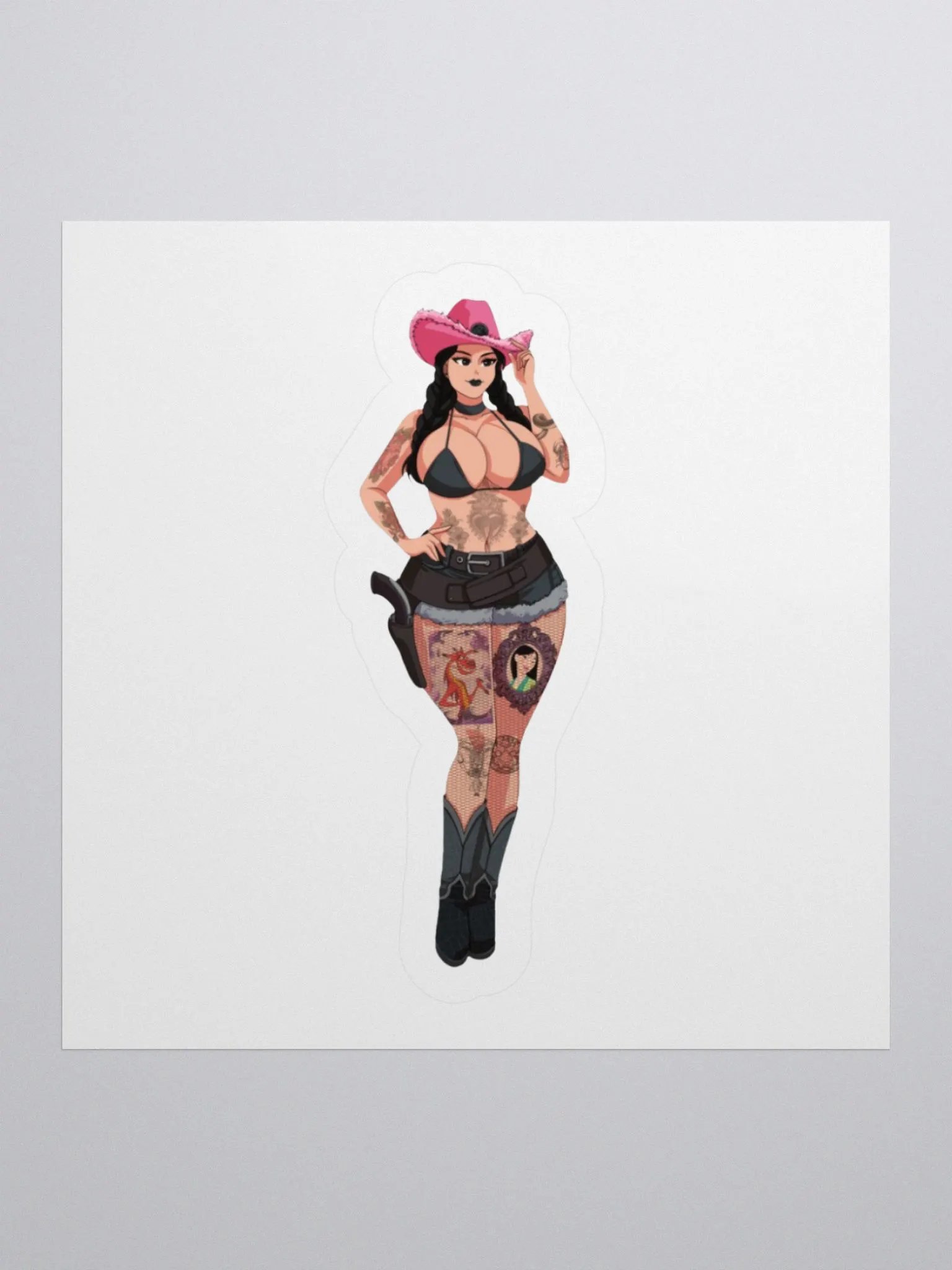 Zo Goth-Cowgirl Sticker product image (1)