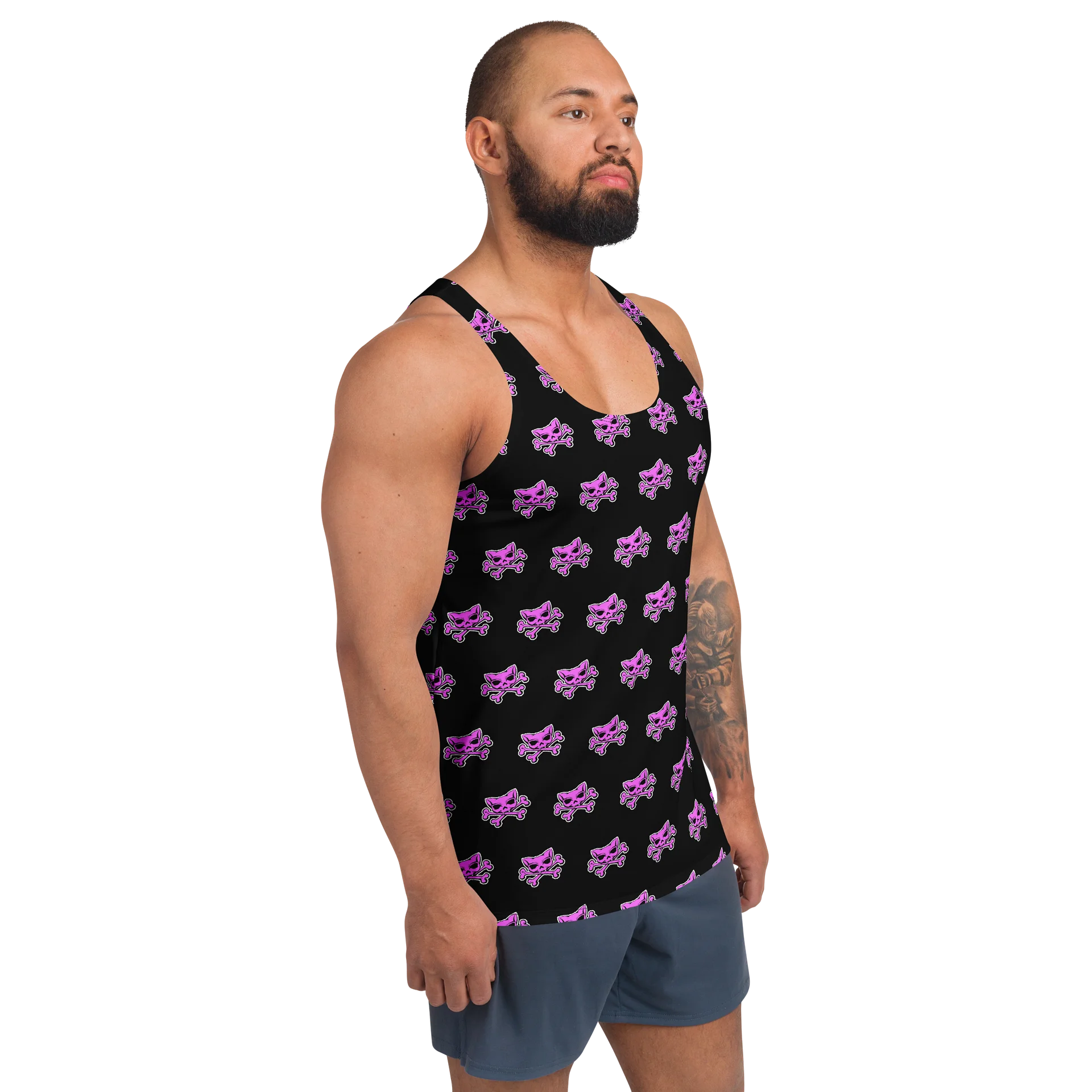 Pink Skull Designer Tank Top product image (3)
