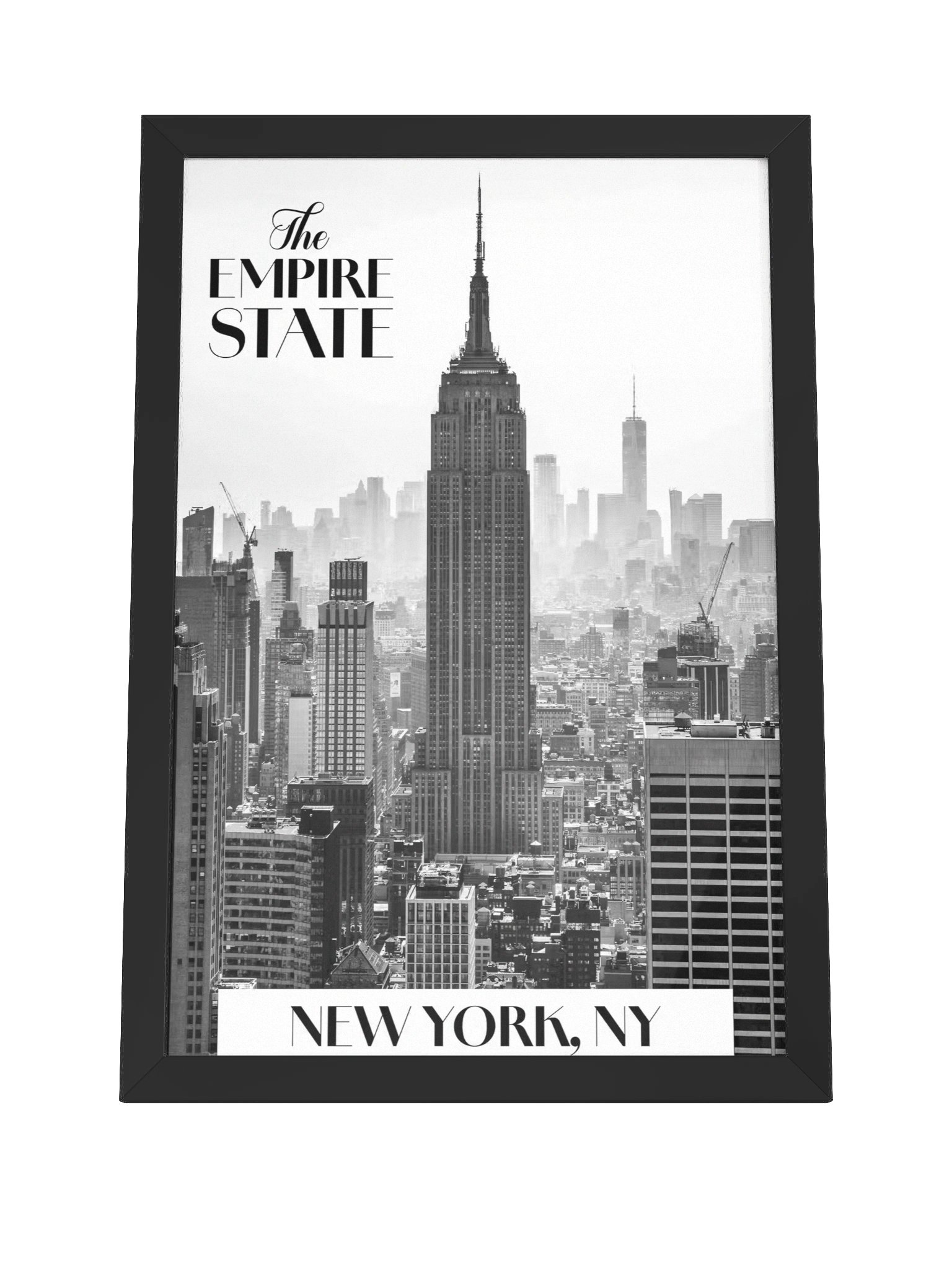 Vibrant Matte Poster featuring New York, NY in Ayous Wood Frame product image (4)