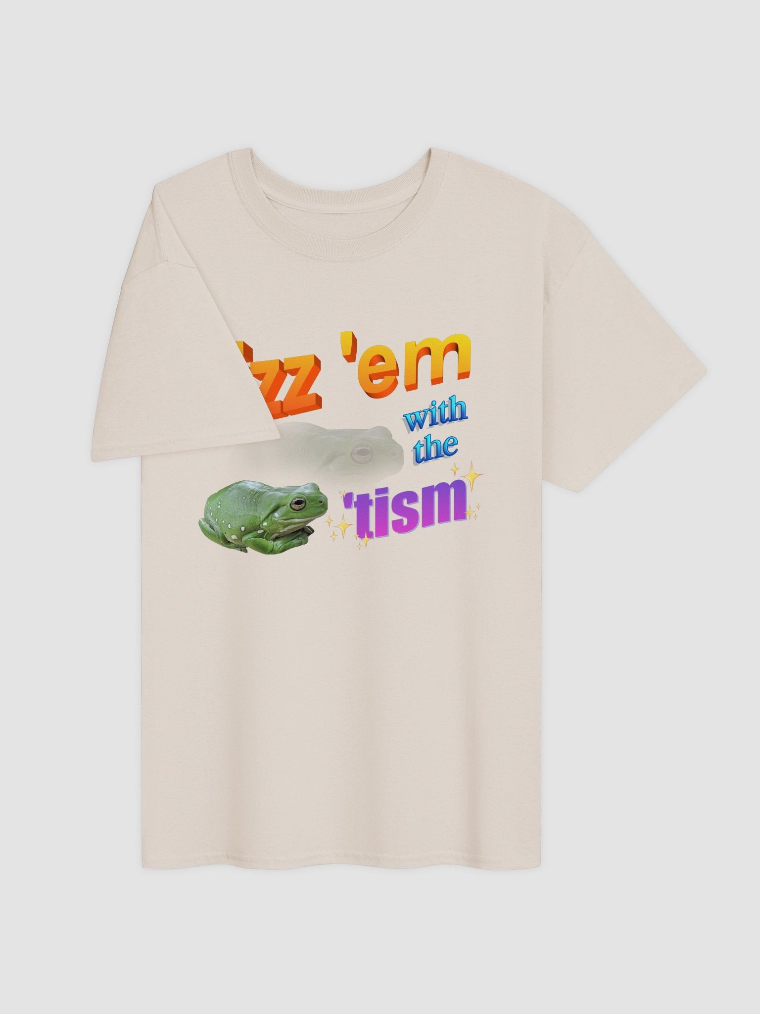 Rizz 'em with the 'Tism- Frog T-shirt product image (7)