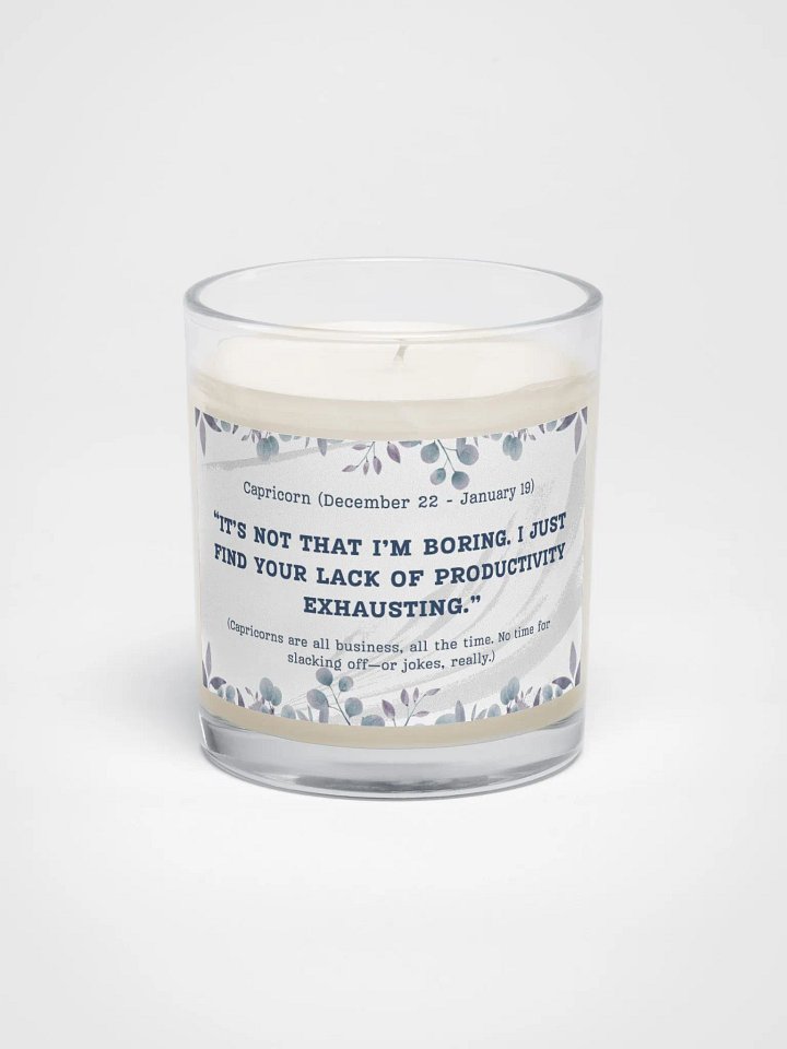 Capricorn - Zodiac Candles product image (1)