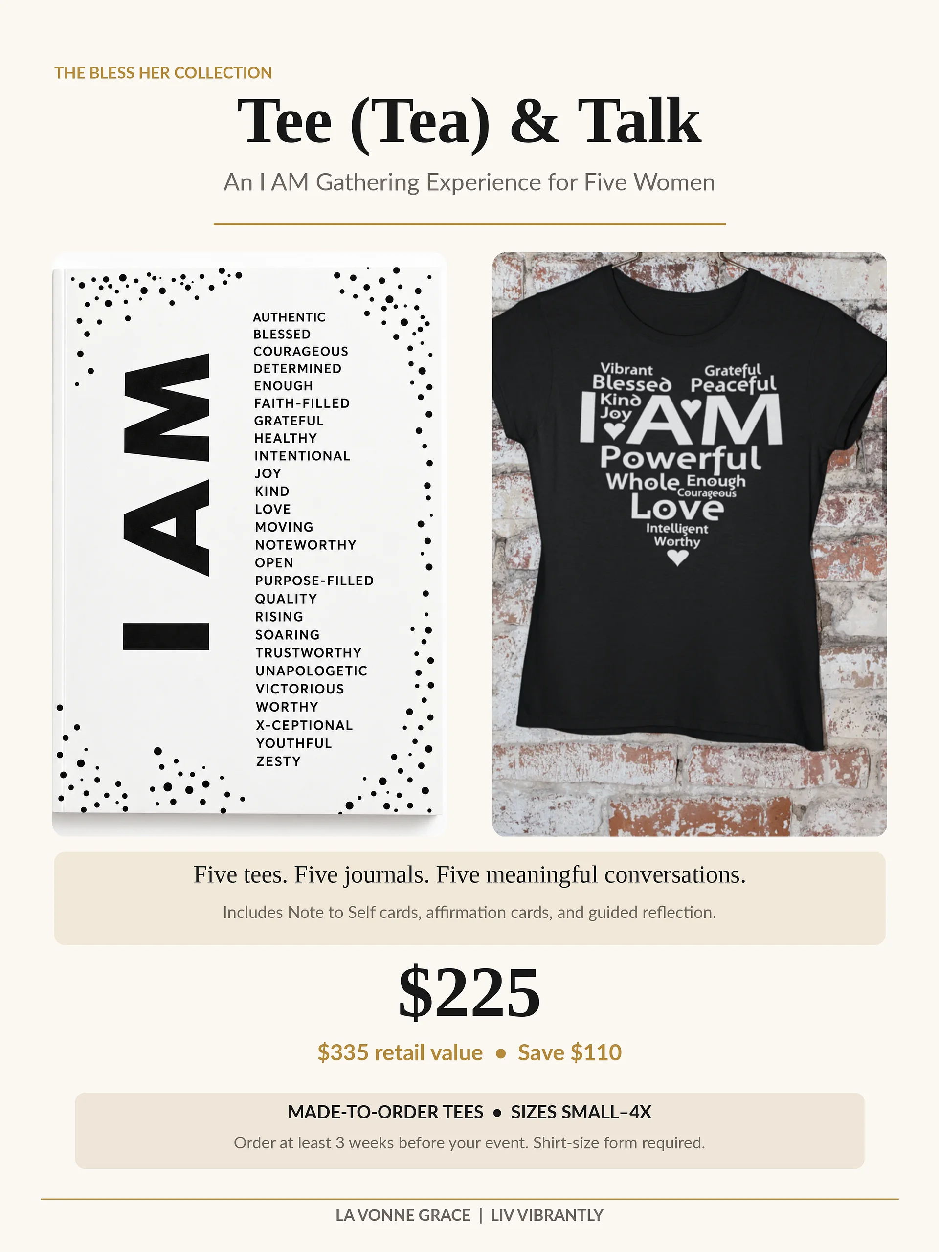 Bless Her Bundle: Tee (Tea) & Talk product image (1)
