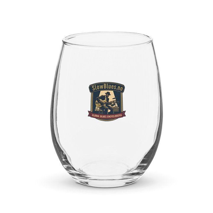 SlowBlues – Stemless Wine Glass product image (1)