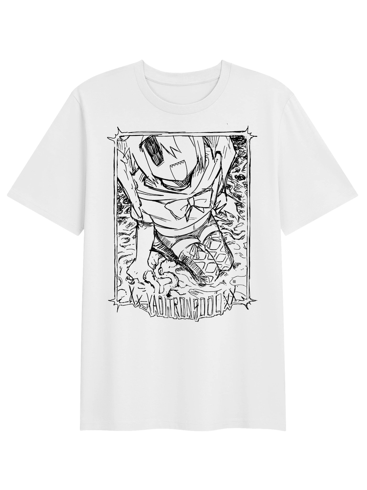 Yaoitron GUTS shirt (White) product image (1)