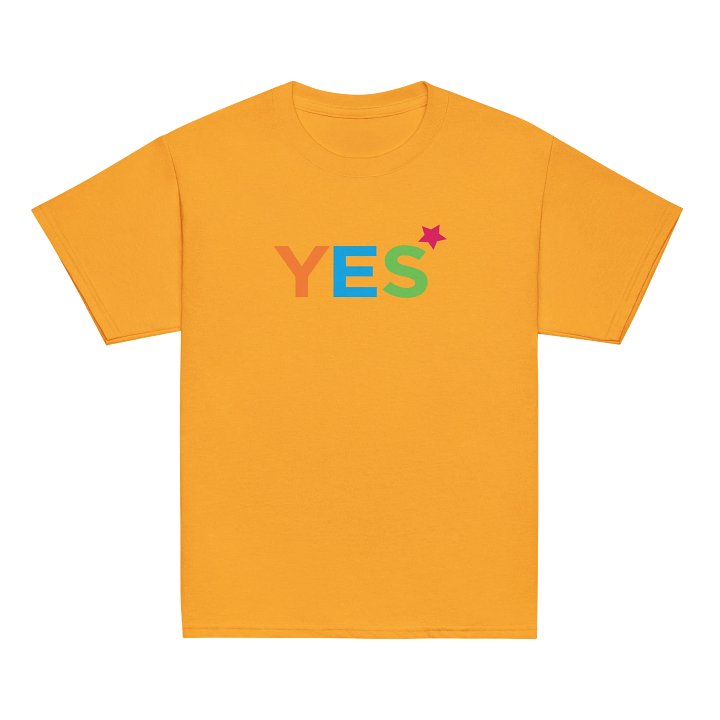 Classic Logo YES Youth Short Sleeve T-Shirt product image (2)