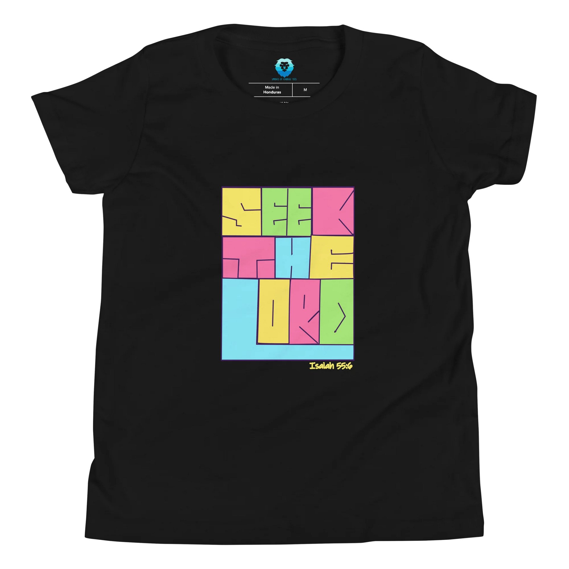 Seek The Lord 90's Block Tee (childrens size) product image (4)