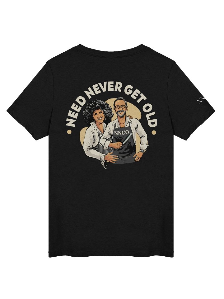 Need Never Get Old V-Neck T-shirt Black product image (2)