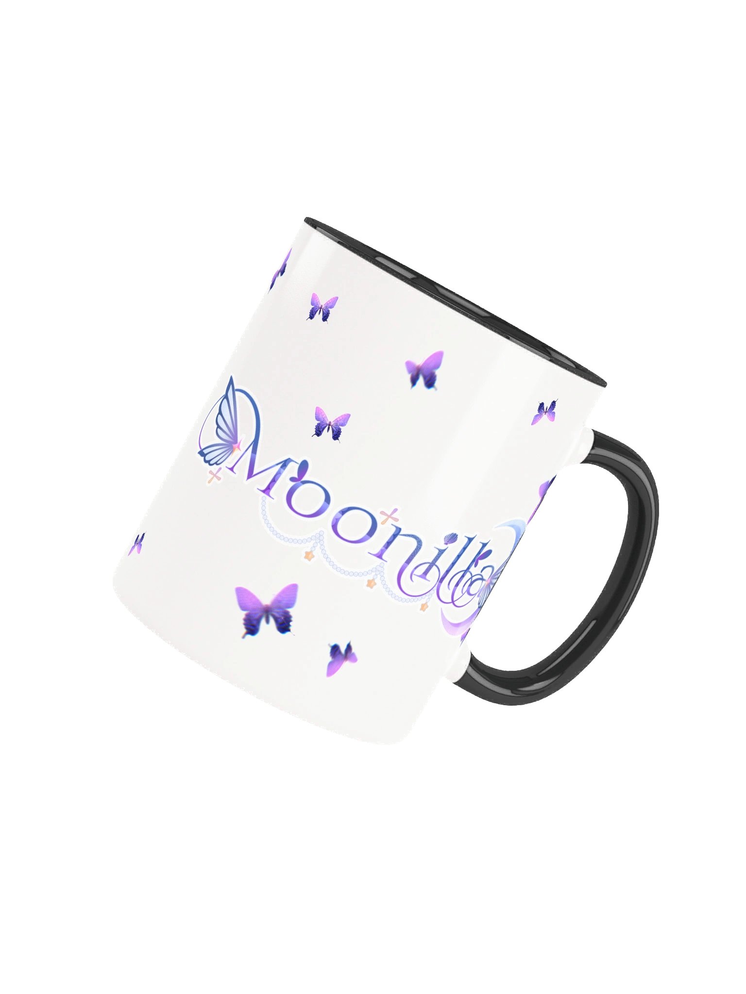 Moon Mermaid Moonilla Mug (Colored Inside, Left Handed) product image (9)