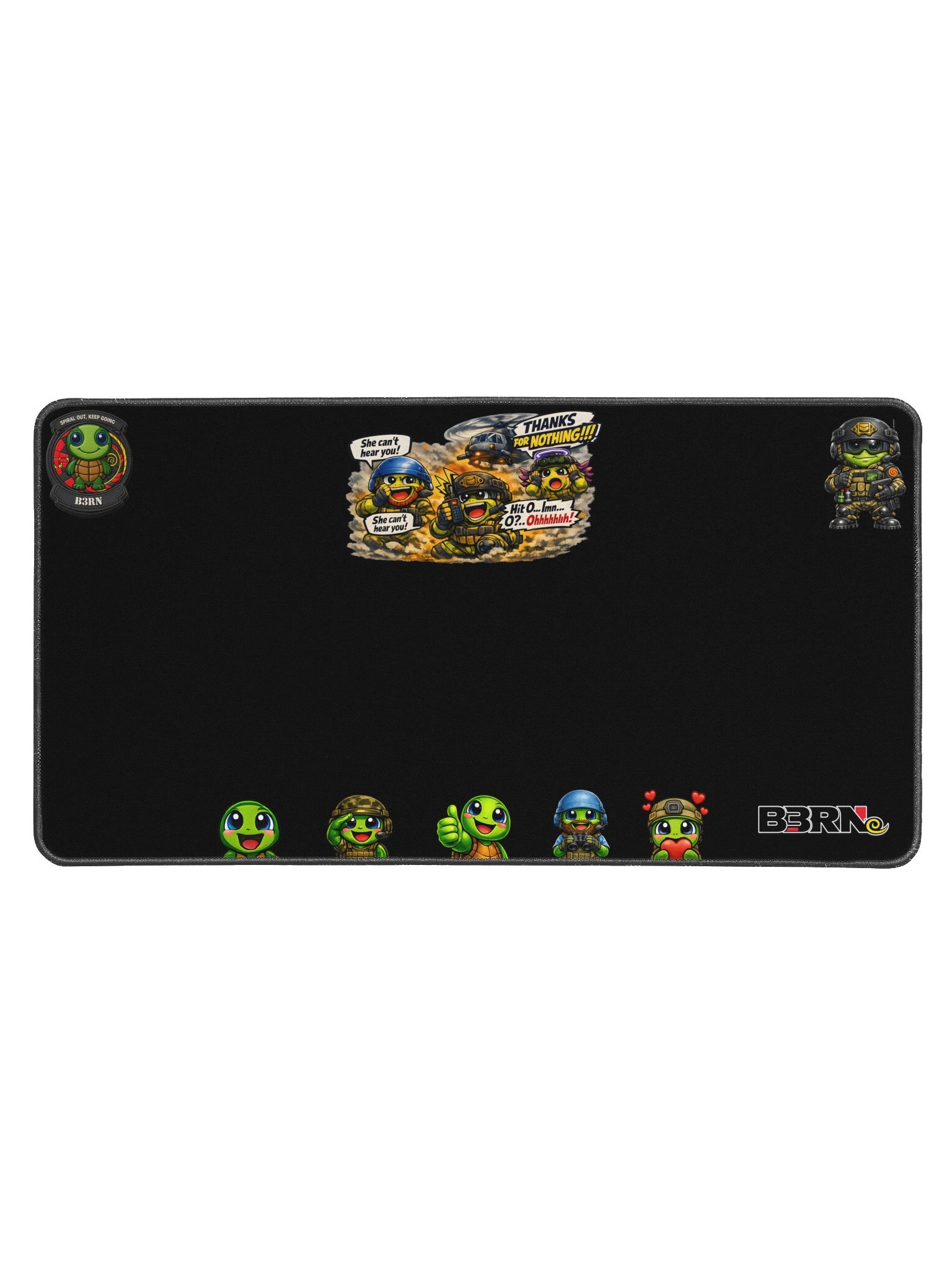 B3RNe's Personal Tactical Turtle Desk Mat product image (1)