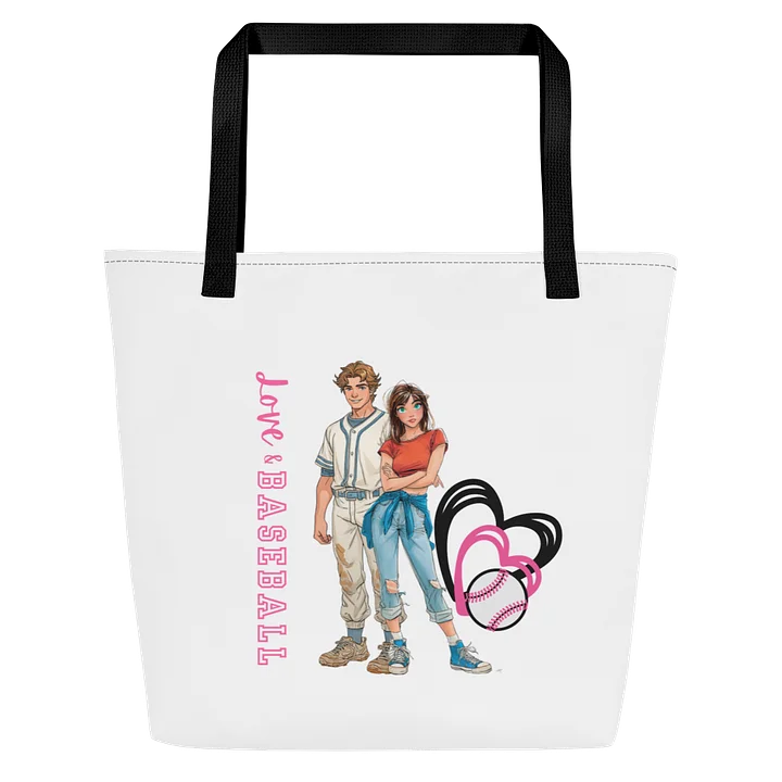 Love and Baseball All-Over Tote Bag product image (1)