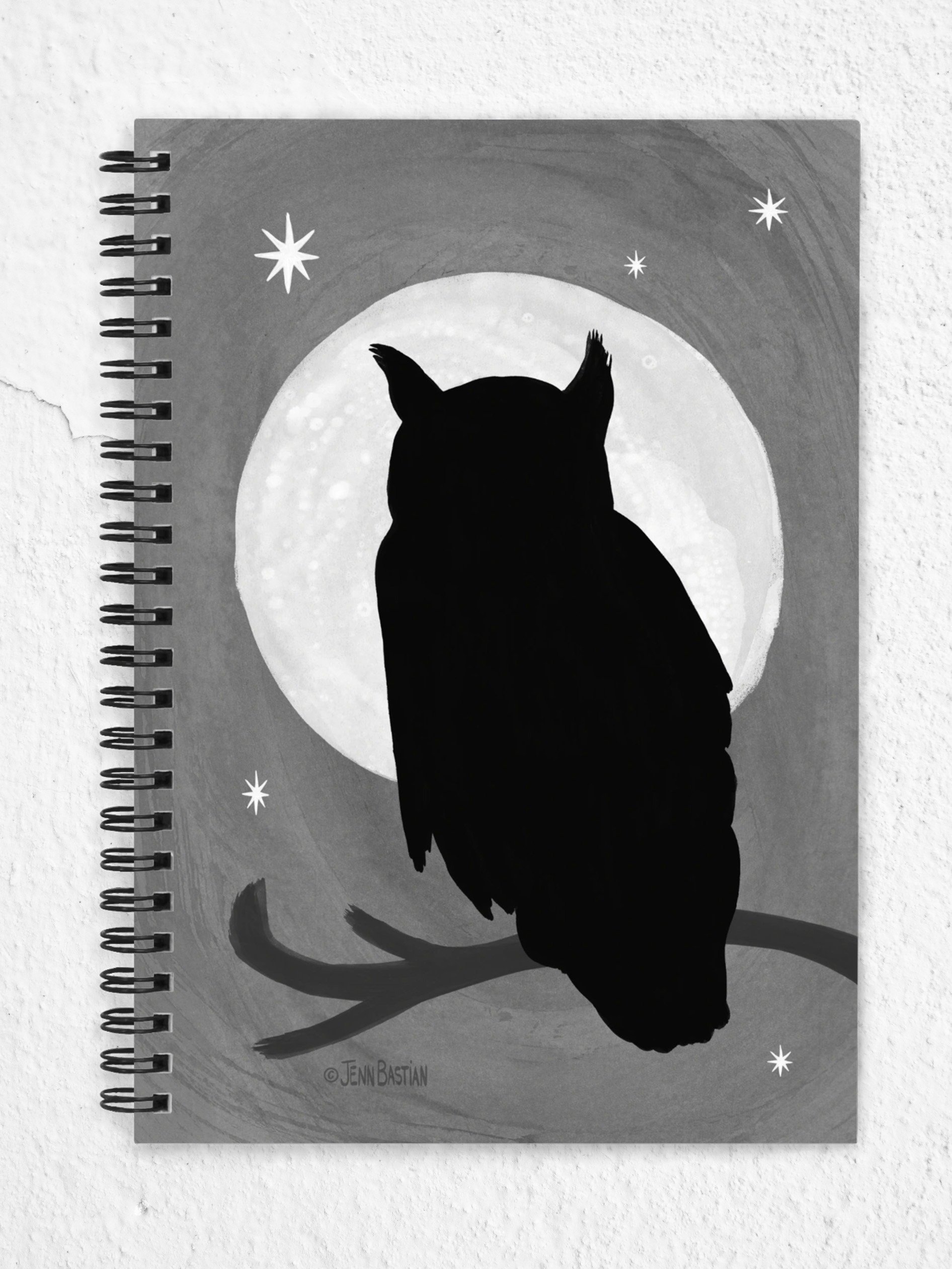 SPIRAL BOUND NOTEBOOK - OWL product image (1)