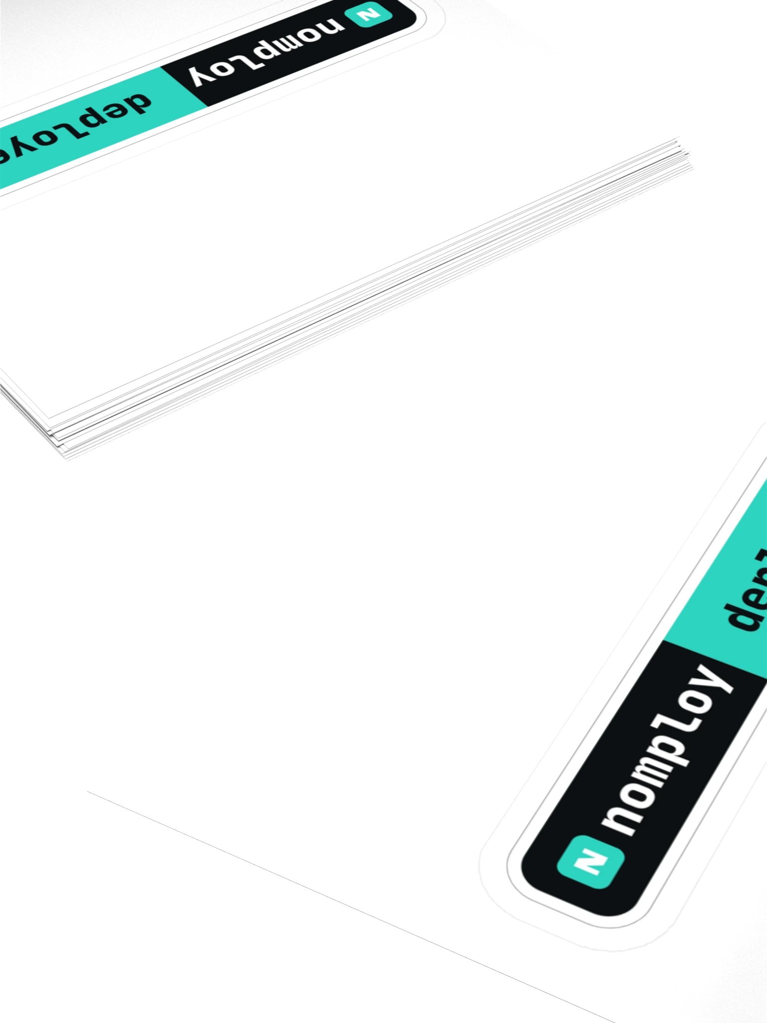 nomploy | deployed Badge Sticker product image (4)