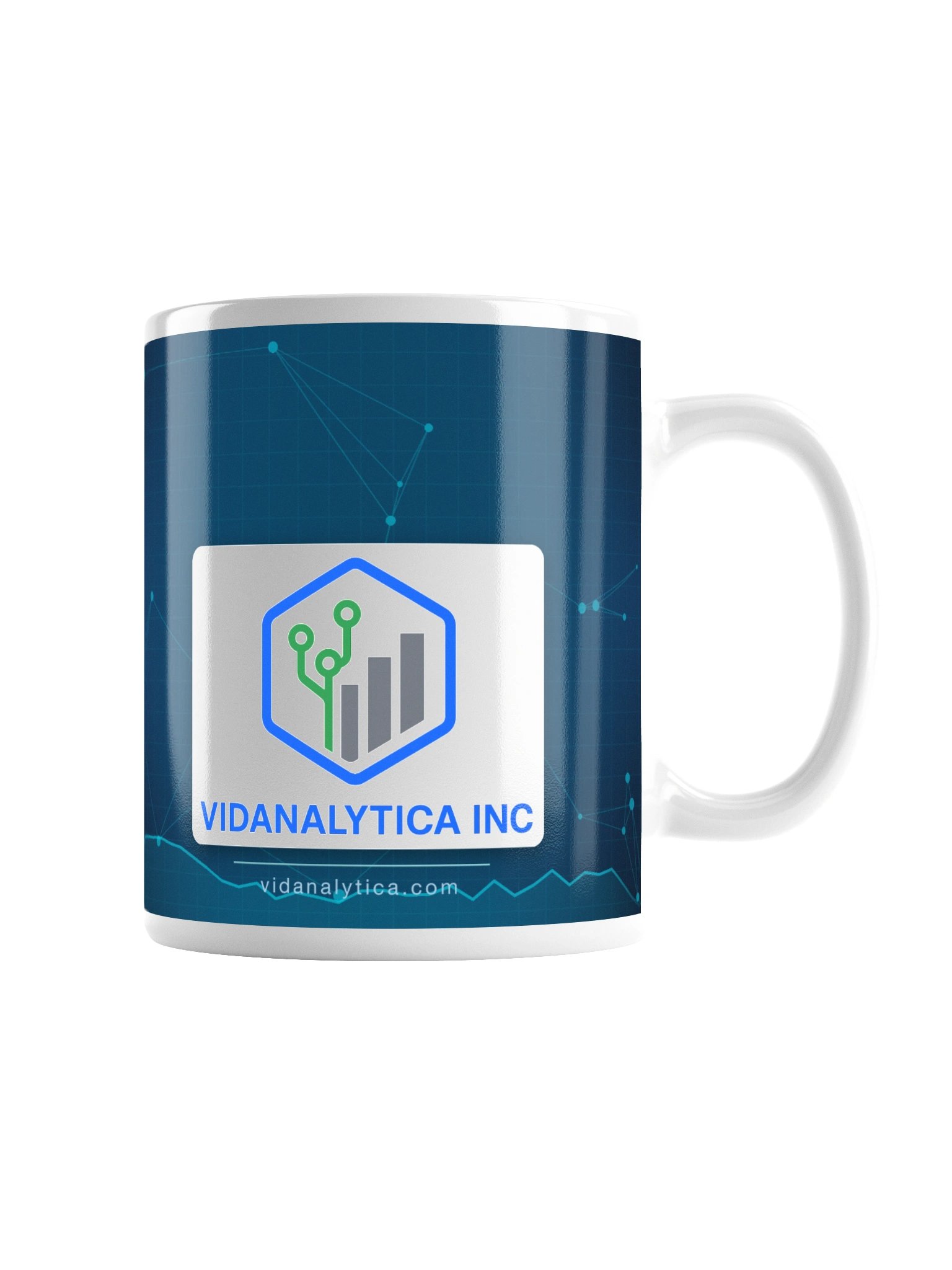 VIDANALYTICA INC Mug - Navy product image (7)