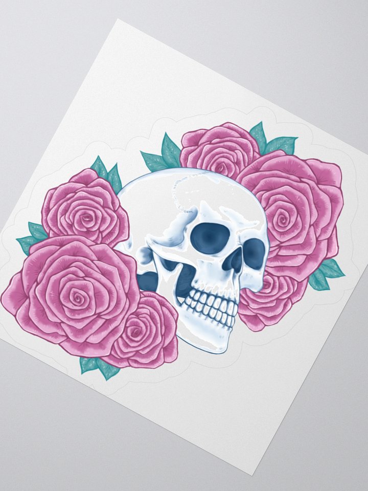 Floral Skull Stickers product image (6)