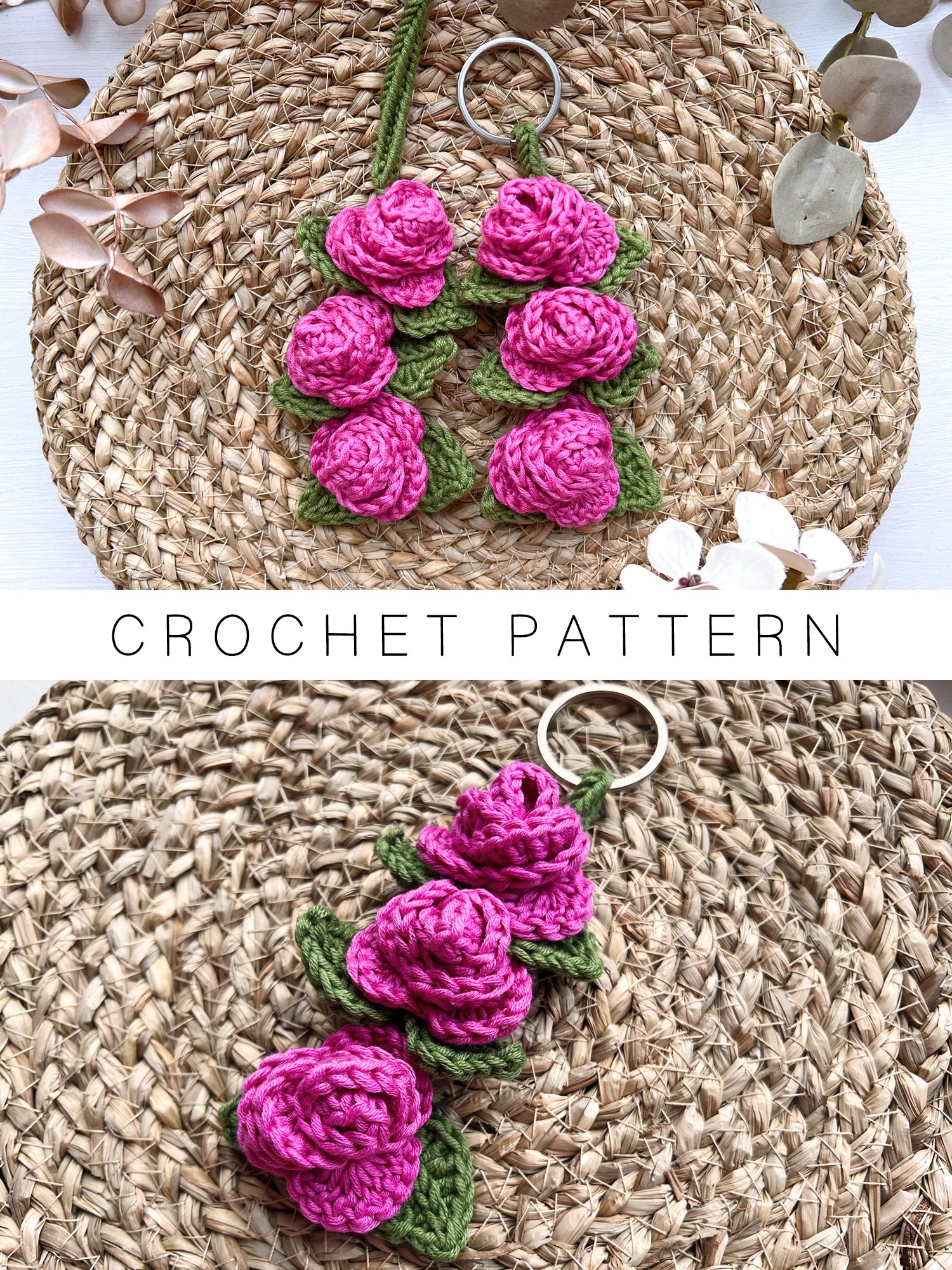 Crochet Pattern: The Rose Charm product image (1)