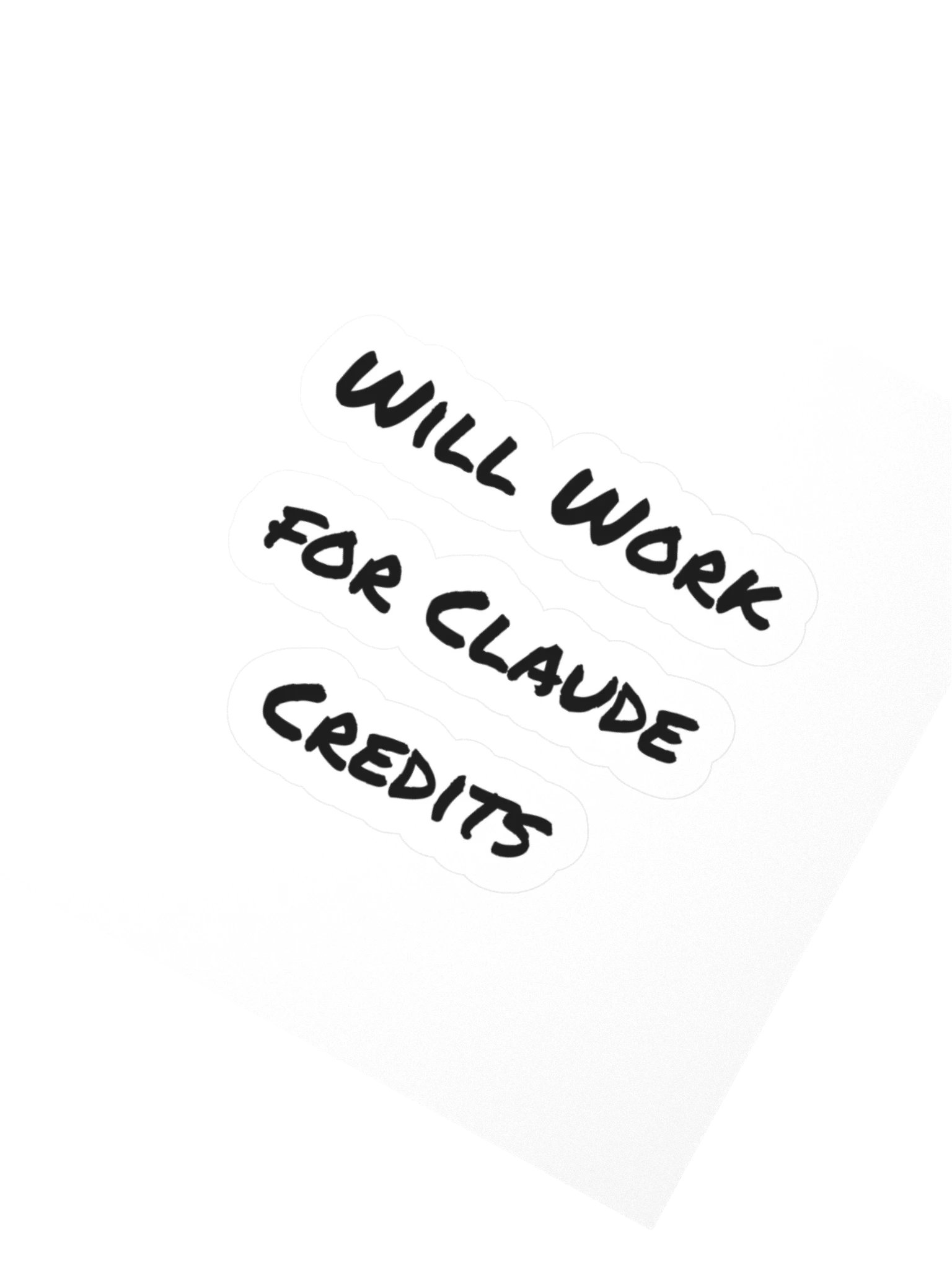 Will Work for Claude Credits product image (2)