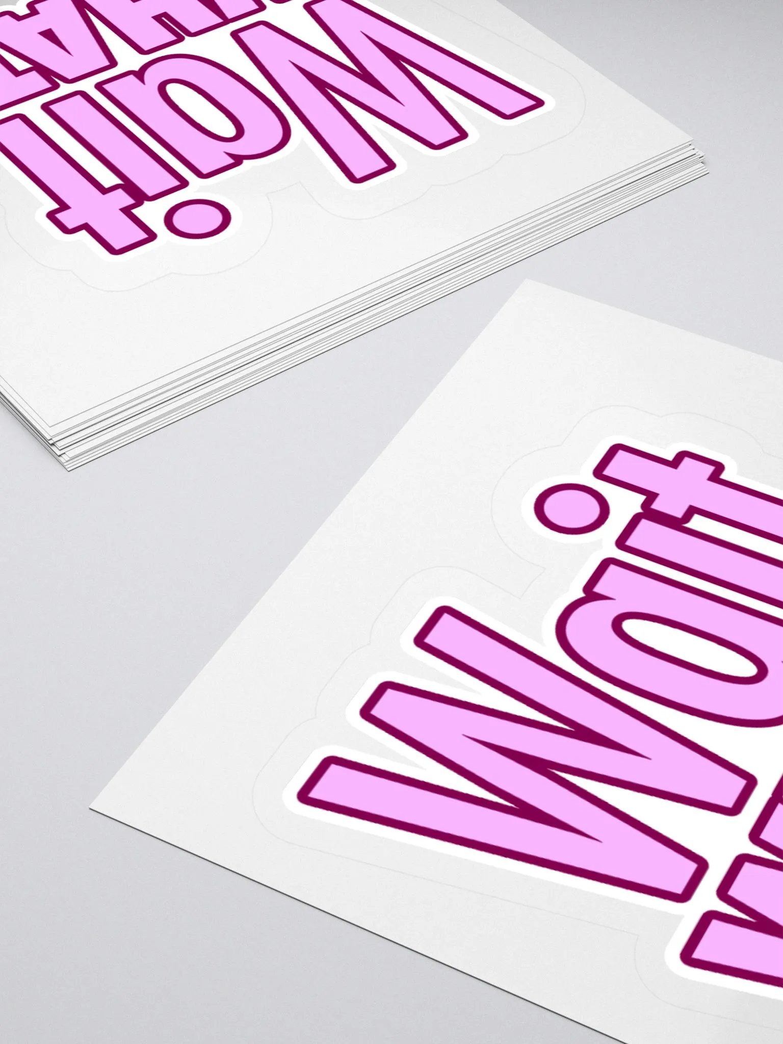 "Wait. What?" Sticker product image (1)