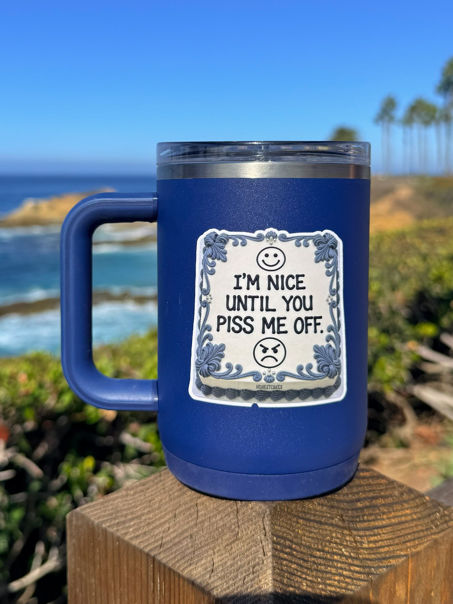VINYL STICKER: I'm Nice Until You Piss Me Off - FREE SHIPPING product image (2)