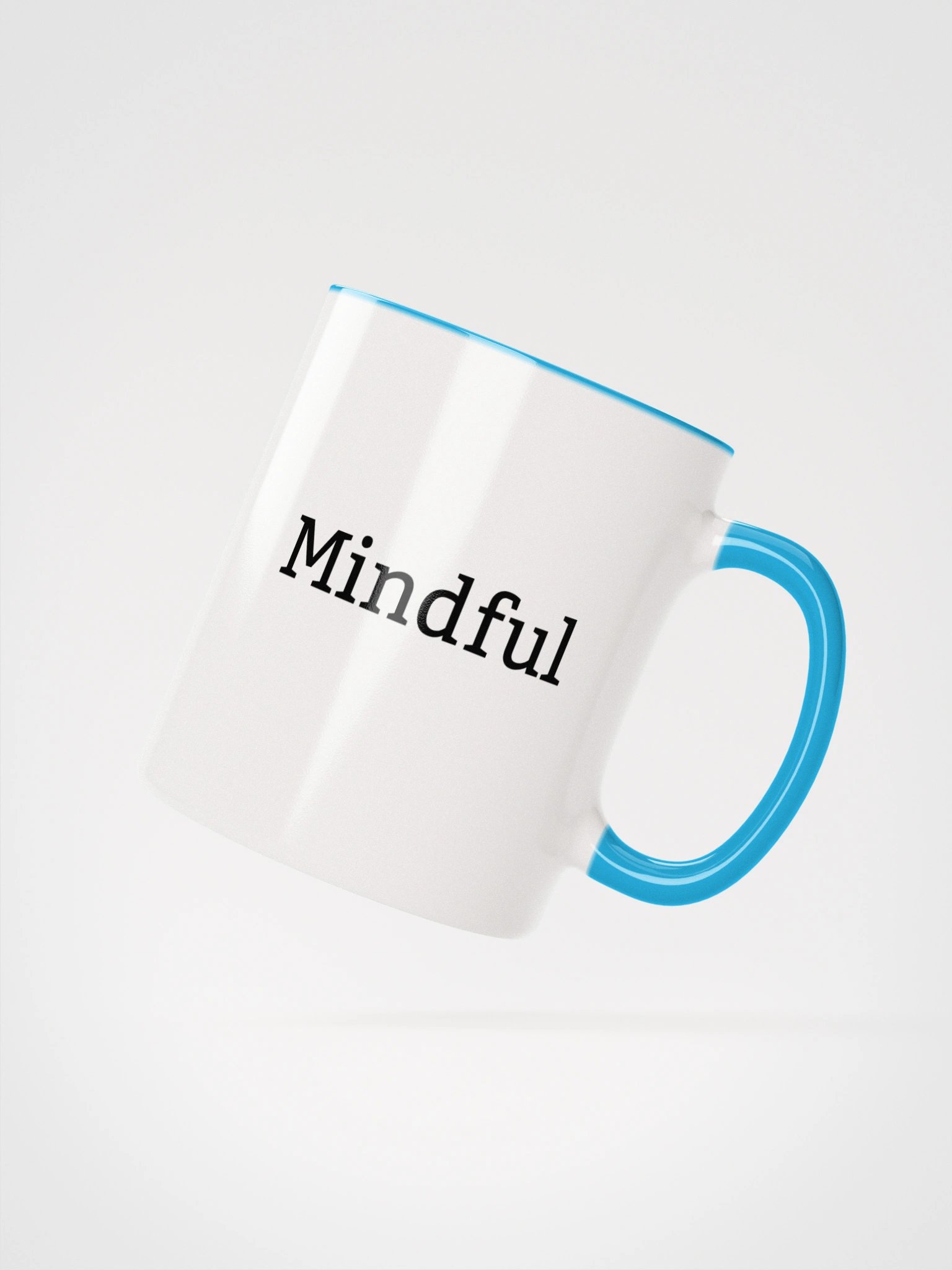 “Mindful” My Vibe Ceramic Mug with Color product image (3)