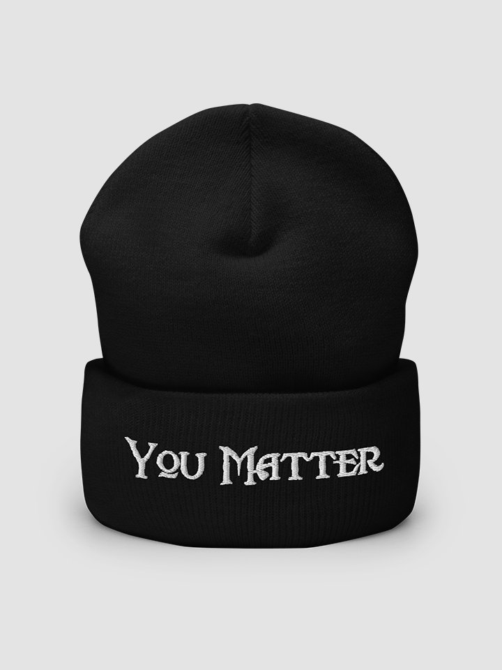 You Matter Cuffed Beanie product image (2)