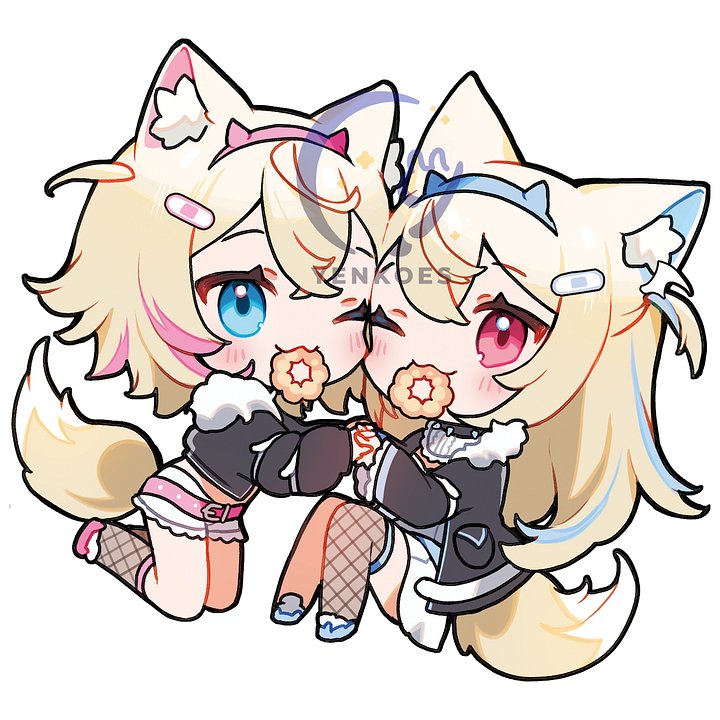 FuwaMoco Keychain product image (2)