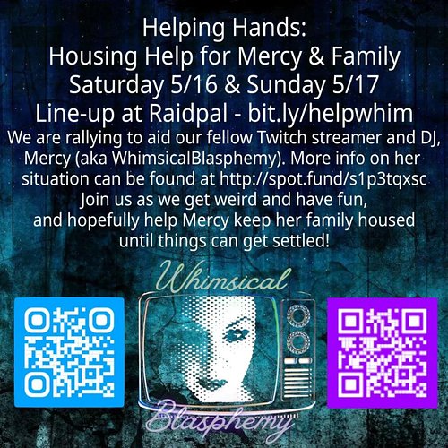 You all- my friends and fellow streamers are rallying to help me, and I am so grateful. All this weekend, catch an assortment...